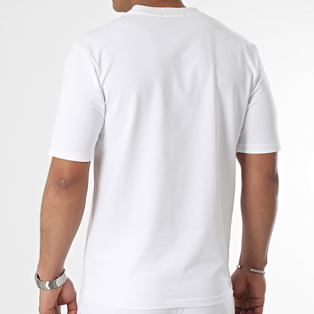 Classic Series - Conjunto de camiseta blanca y pantalón corto tipo cargo