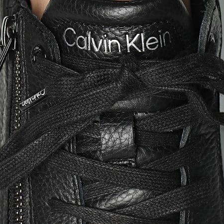 Calvin Klein - Zapatillas Low Top Lace Up Zip 1475 Triple Negro
