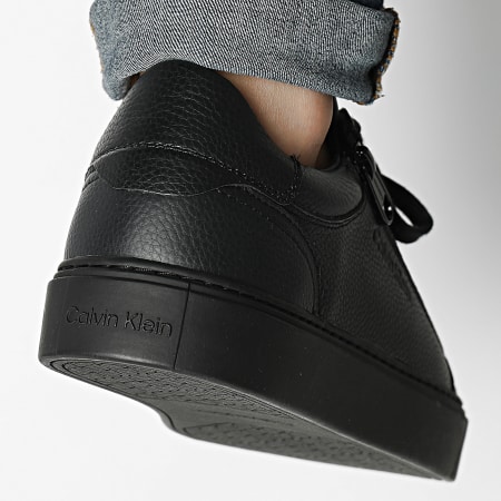 Calvin Klein - Sneakers Low Top Lace Up Zip 1475 Triple Black