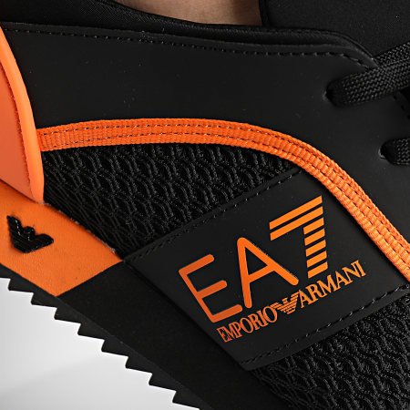 EA7 Emporio Armani - X8X027-XK050 Nero Arancione Tiger Sneakers da allenamento
