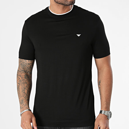 Emporio Armani - Camiseta 3D1T73-1JPZZ Negro