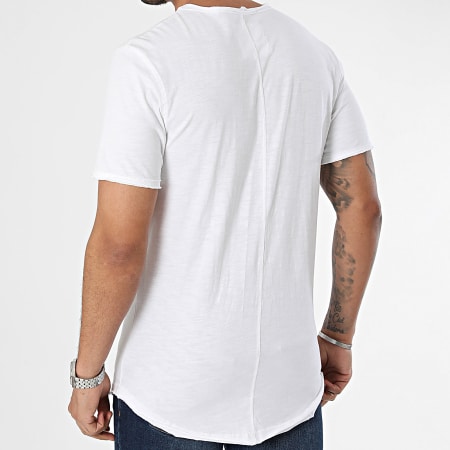 Only And Sons - Camiseta Benne Longy Blanca