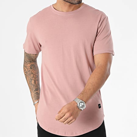 Only And Sons - Tee Shirt Oversize Matt Longy Rose