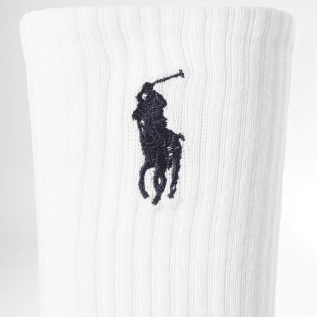 Polo Ralph Lauren - Confezione da 3 paia di calzini bianchi Original Player