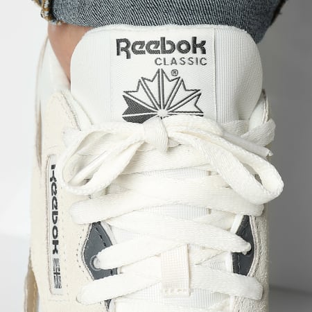 Reebok - Scarpe da ginnastica classiche in nylon 100074324 Chalk Trek Brown Rbkle2