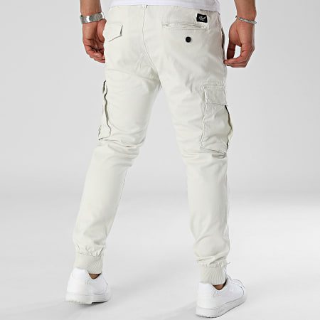 Reell Jeans - Pantaloni cargo a costine Reflex Beige chiaro
