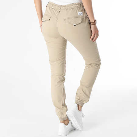 Reell Jeans - Reflex Pantalón Jogger Mujer Beige