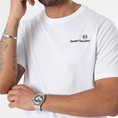 Sergio Tacchini - Camiseta Bold Co 40520 Blanca