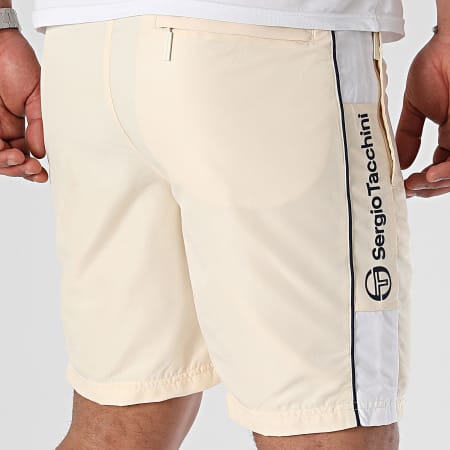 Sergio Tacchini - Vebita 39551 Pantaloncini da jogging bianchi e beige