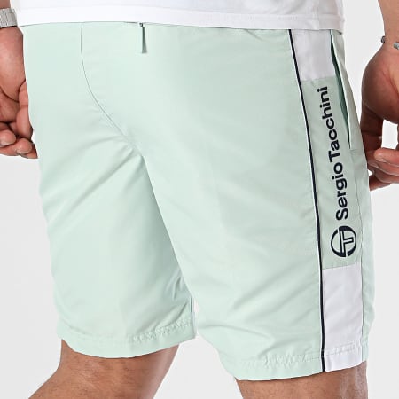 Sergio Tacchini - Vebita 39551 Pantaloncini da jogging Verde chiaro Bianco