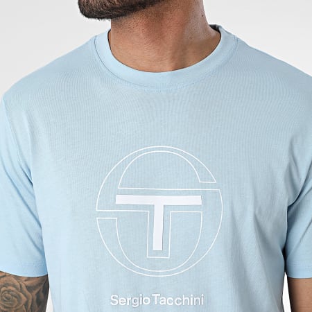 Sergio Tacchini - Tee Shirt Libero 40519 Bleu Clair