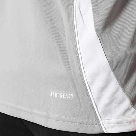 Adidas Sportswear - Tiro24 IS1012 Maglietta a righe grigie