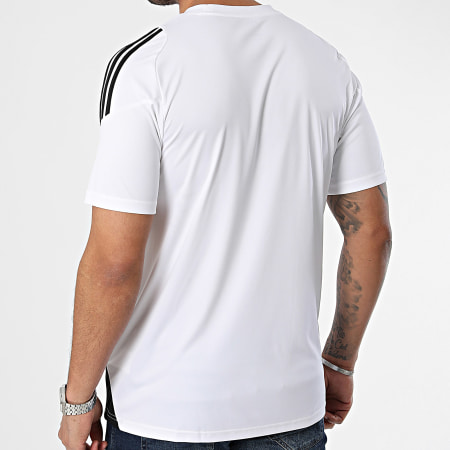 Adidas Sportswear - Tee Shirt A Bandes Tiro24 IS1019 Blanc