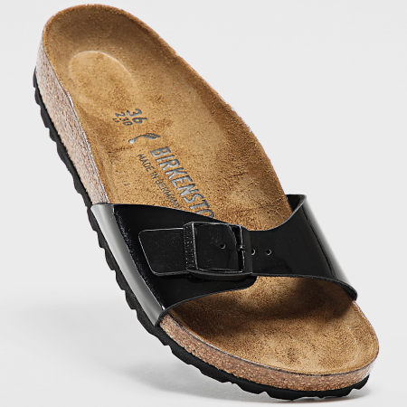 BIRKENSTOCK - Sandales Femme Madrid BS Black Patent