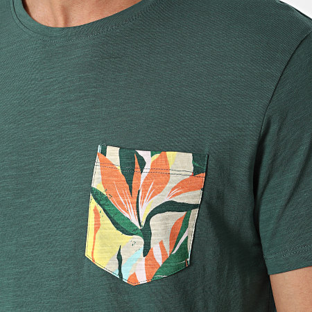 Blend - Tee Shirt Poche 20716843 Vert Foncé