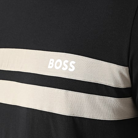 BOSS - Ensemble Tee Shirt Et Short Jogging Balance 50515521 Noir Beige
