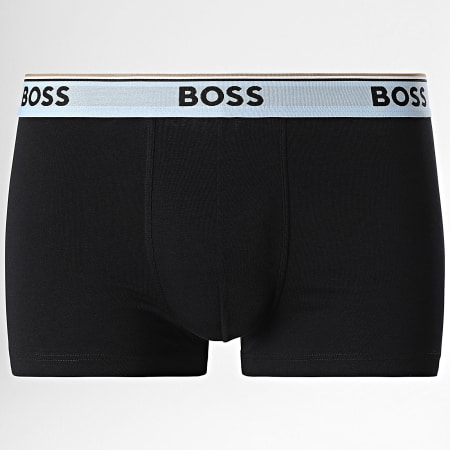 BOSS - Confezione da 3 boxer Power 50514928 Nero Bianco Rosa Azzurro