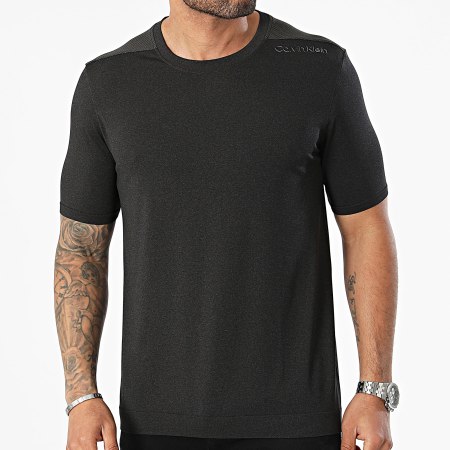 Calvin Klein - Tee Shirt Wo Seamless GMS4K164 Gris Anthracite Chiné