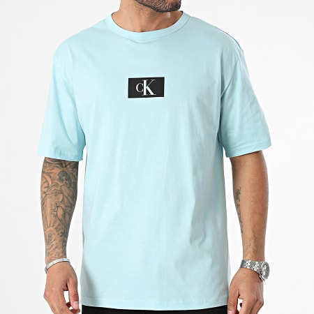 Calvin Klein - Tee Shirt NM2399E Bleu Clair