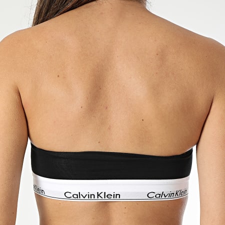Calvin Klein - Soutien-Gorge Femme Lightly Lined Bandeau QF7628E Noir