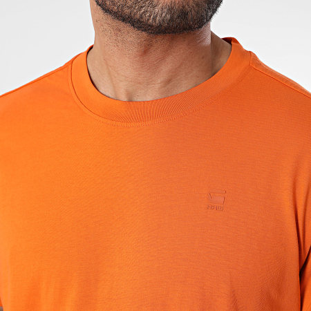 G-Star - Tee Shirt Lash D16396 Orange