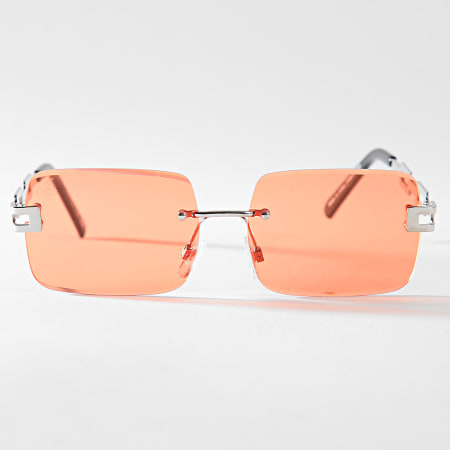 Jeepers Peepers - JP18918 Gafas de sol naranja plateadas
