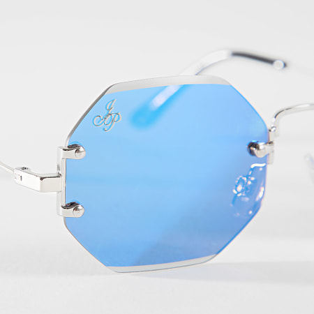 Jeepers Peepers - JP18941 Occhiali da sole blu chiaro argento