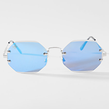 Jeepers Peepers - JP18941 Gafas de sol azul claro plateado