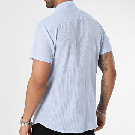 Produkt - William TDI Camisa de manga corta a rayas azul claro