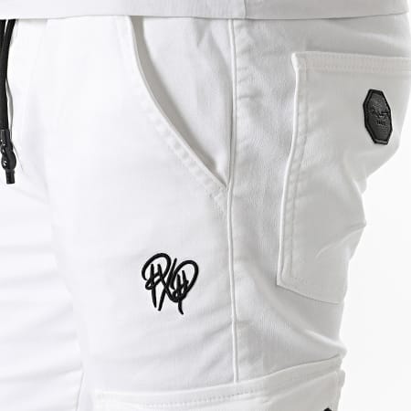 Project X Paris - T19939 Pantaloni cargo bianchi