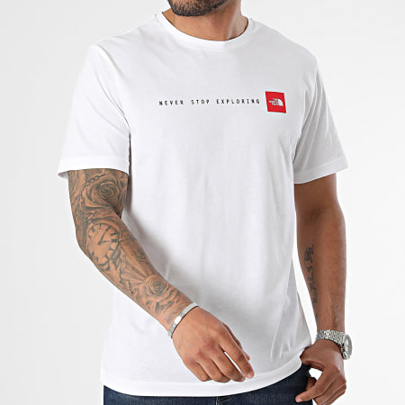 The North Face - Tee Shirt Never Stop Exploring A87NS Blanc