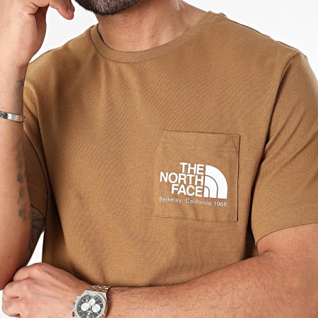 The North Face - Tee Shirt Poche Berkeley California A87U2 Camel
