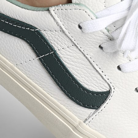 Vans - Sneakers Sk8 Low BVX2LN1 Premium in pelle verde Gab