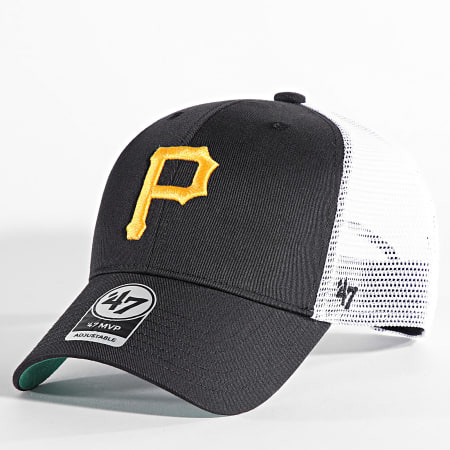 '47 Brand - Pittsburgh Pirates MVP Trucker Cap Negro Blanco
