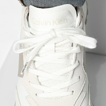 Calvin Klein - Baskets Low Top Lace Up Mix 0497 White Atmosphere