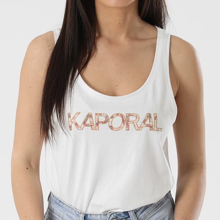 Kaporal - Camiseta de tirantes para mujer Fawn Blanco