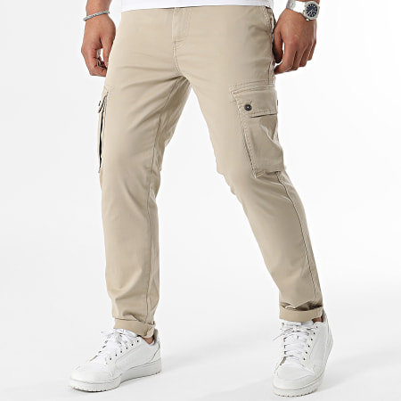 Tiffosi - Pantaloni cargo beige Comfort