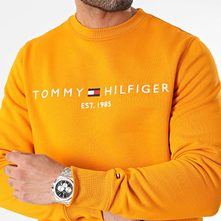 Tommy Hilfiger - Tommy Logo Felpa girocollo 1596 Arancione