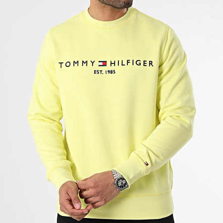 Tommy Hilfiger - Tommy Logo Felpa girocollo 1596 Giallo