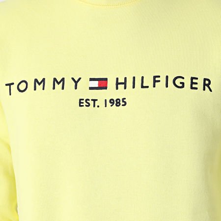 Tommy Hilfiger - Sweat Crewneck Tommy Logo 1596 Jaune