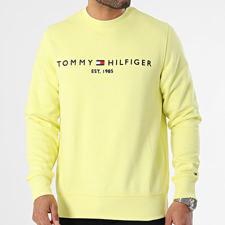 Tommy Hilfiger - Sweat Crewneck Tommy Logo 1596 Jaune