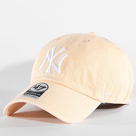 '47 Brand - Gorra Clean Up New York Yankees Naranja Claro
