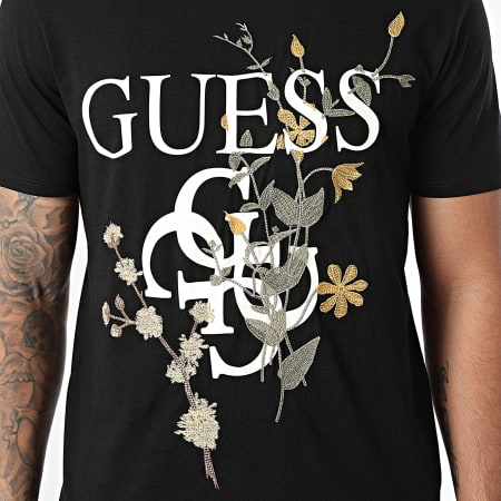Guess - Camiseta M4GI53-K9RM1 Negra