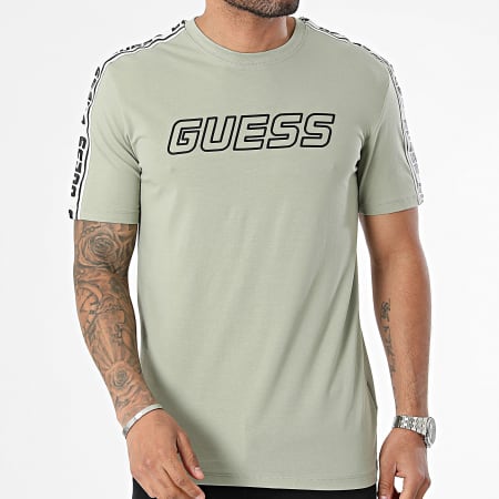 Guess - Camiseta Z4GI18-J1314 Verde caqui