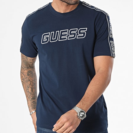 Guess - Tee Shirt Z4GI18-J1314 Bleu Marine