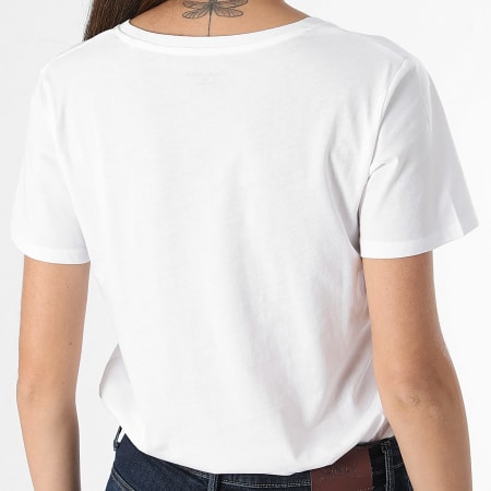 Pepe Jeans - Maglietta donna con scollo a V - Bianco