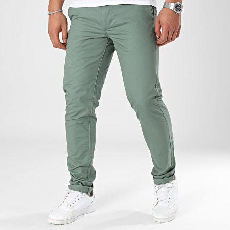 Tiffosi - H37 Pantaloni chino verde scuro
