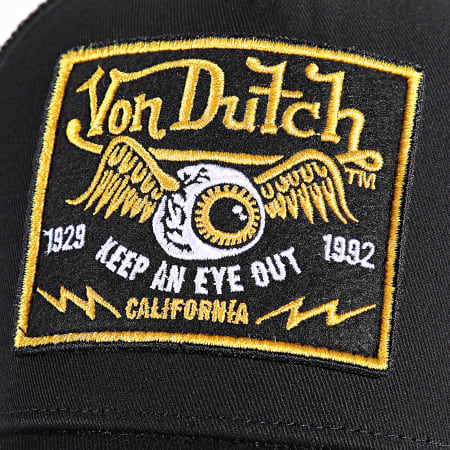 Von Dutch - Casquette Trucker Black Eye Noir