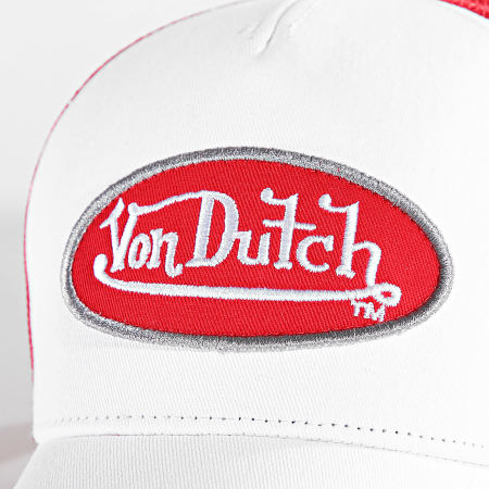 Von Dutch - BM Trucker Cap Blanco Rojo
