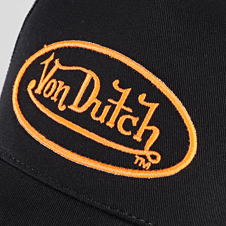 Von Dutch - Cappello Trucker Neo Arancione Fluo Nero